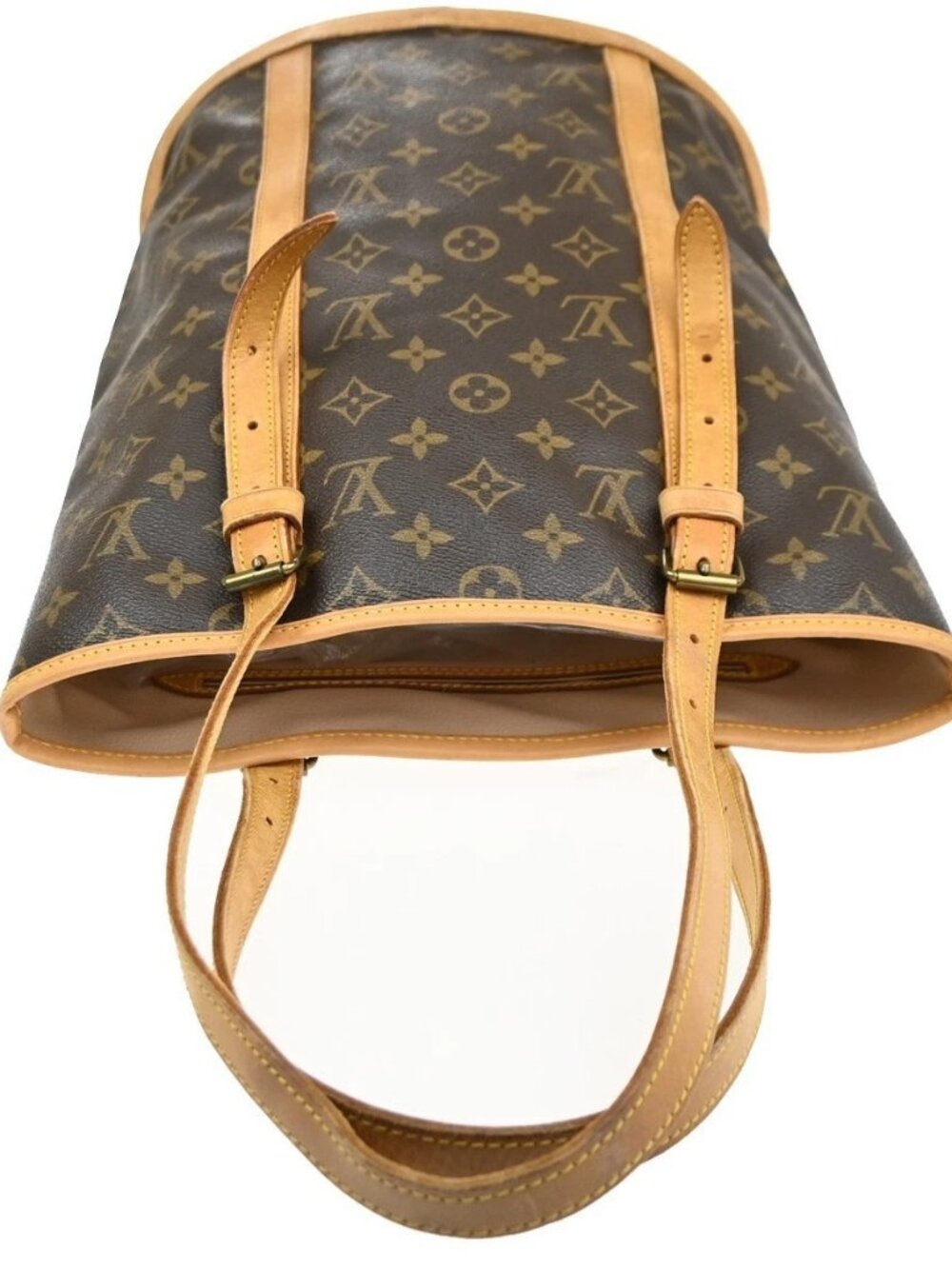 LOUIS VUITTON BUCKET GM Shoulder Tote Bag Monogram Leather Brown M42236 89MA672 - Picture 5 of 15